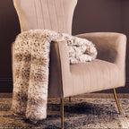 Bosie Animal Print Fur Throw