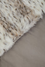 Bosie Animal Print Fur Throw