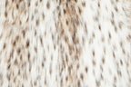 Animal Print Square Faux Fur Cushion