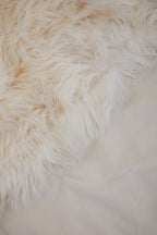 Bosie Cream Faux Fur Throw