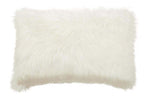 Cream Faux Fur Cushion