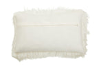 Cream Faux Fur Cushion