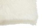 Cream Faux Fur Cushion