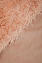 Bosie Pink Faux Fur Throw