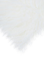 Real Mongolian Fur Grey Ombre Rectangular Cushion