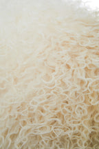 Real Mongolian Fur Natural Ombre Rectangular Cushion