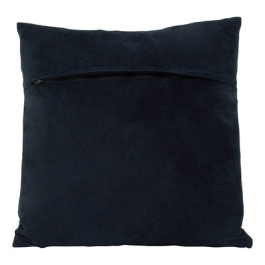 Black and White Hair on Leather Cushion