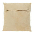 Botanical Hair on Leather Cushion