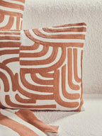 Natural and Terracotta Cushion
