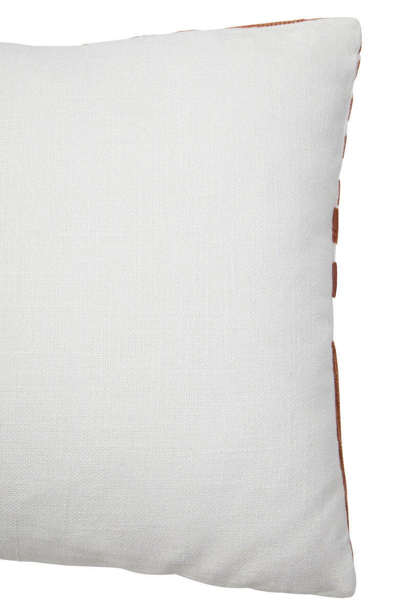 Natural and Terracotta Cushion