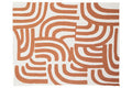 Natural and Terracotta Throw