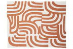 Natural and Terracotta Throw