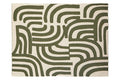 Natural and Green Throw