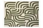Natural and Green Throw