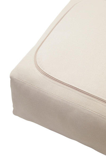Natural And Black Square Floor Cushion