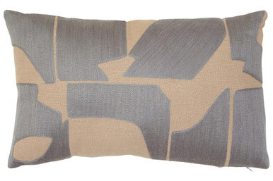 Natural And Grey Cushion