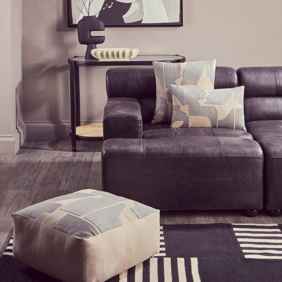 Natural And Grey Cushion