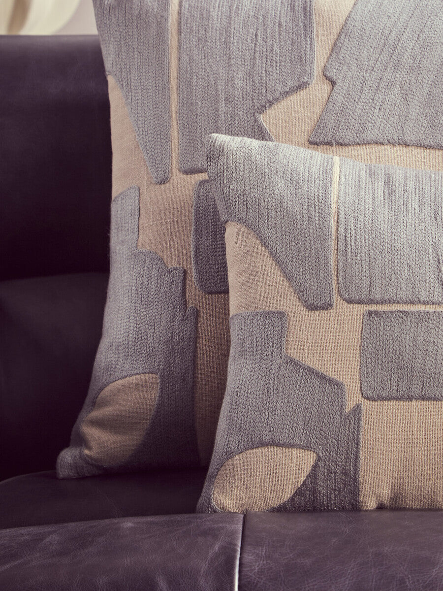 Natural And Grey Cushion
