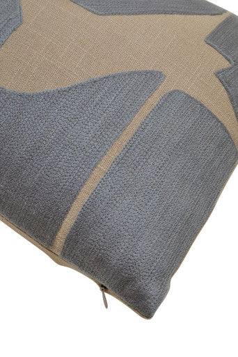 Natural And Grey Cushion