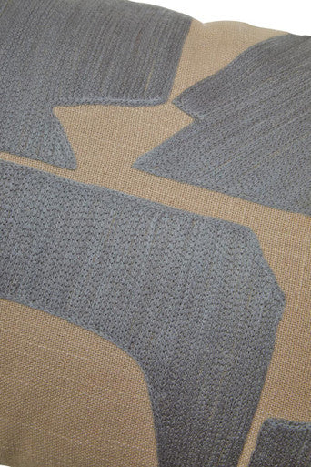 Natural And Grey Cushion