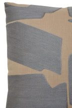 Natural And Grey Square Cushion