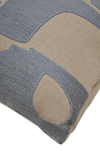 Natural And Grey Square Cushion