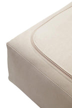 Natural And Grey Square Floor Cushion