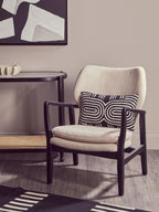 Black And White Cushion
