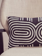 Black And White Cushion