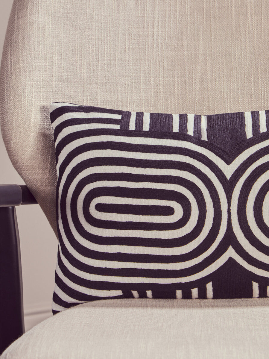 Black And White Cushion