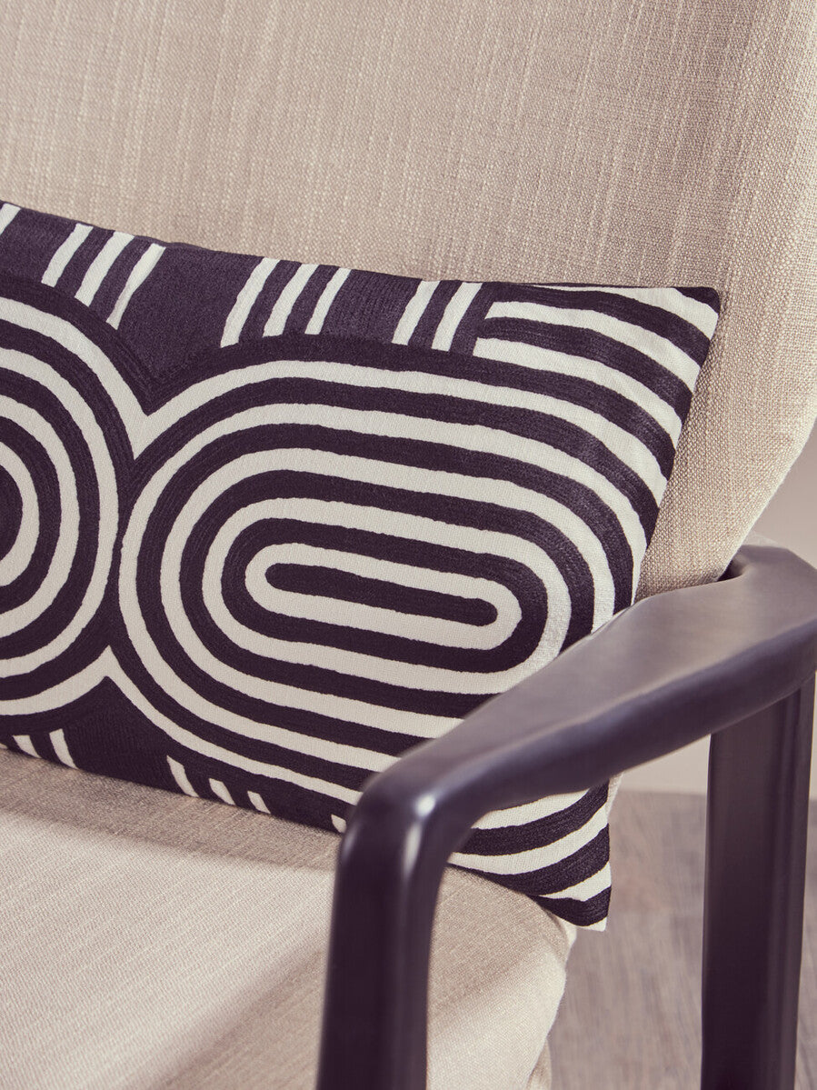 Black And White Cushion