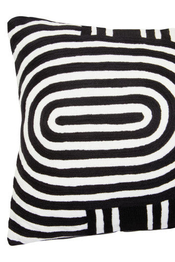 Black And White Cushion