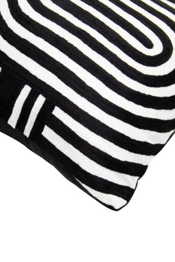 Black And White Cushion