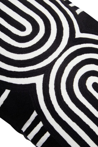 Black And White Cushion