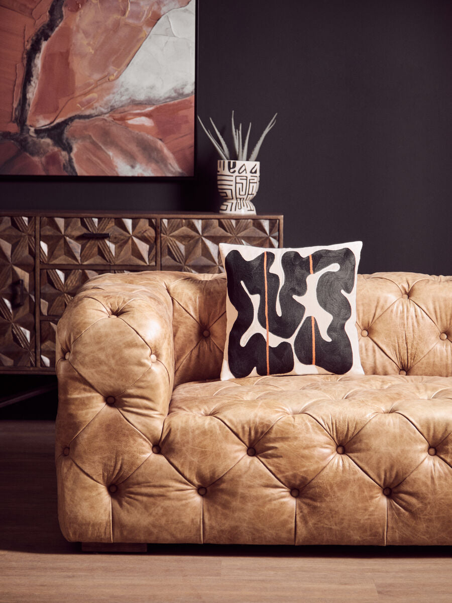 Black And Beige Cushion
