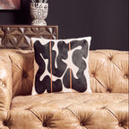 Black And Beige Cushion