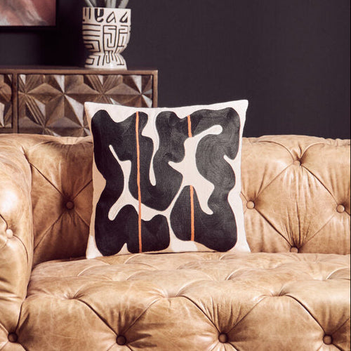 Black And Beige Cushion