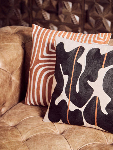 Black And Beige Cushion