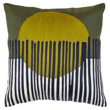 Green And White Cushion