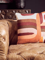 Multi Coloured Square Cushion