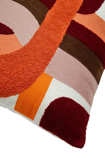 Multi Coloured Square Cushion