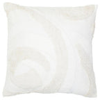 Cream Textured Cushion