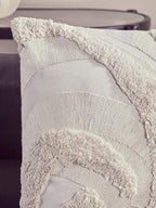 Cream Textured Cushion