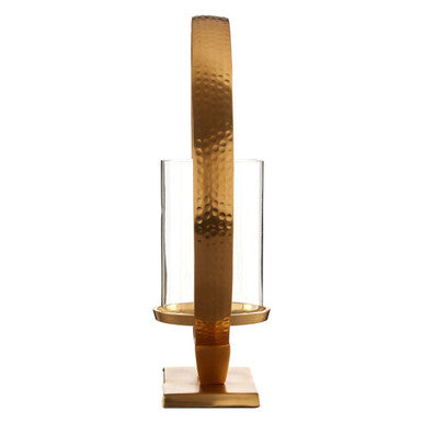 Medium Gold Finish Candle Holder