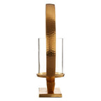 Medium Gold Finish Candle Holder