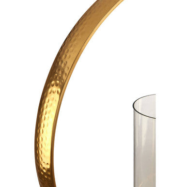 Medium Gold Finish Candle Holder