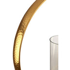 Medium Gold Finish Candle Holder