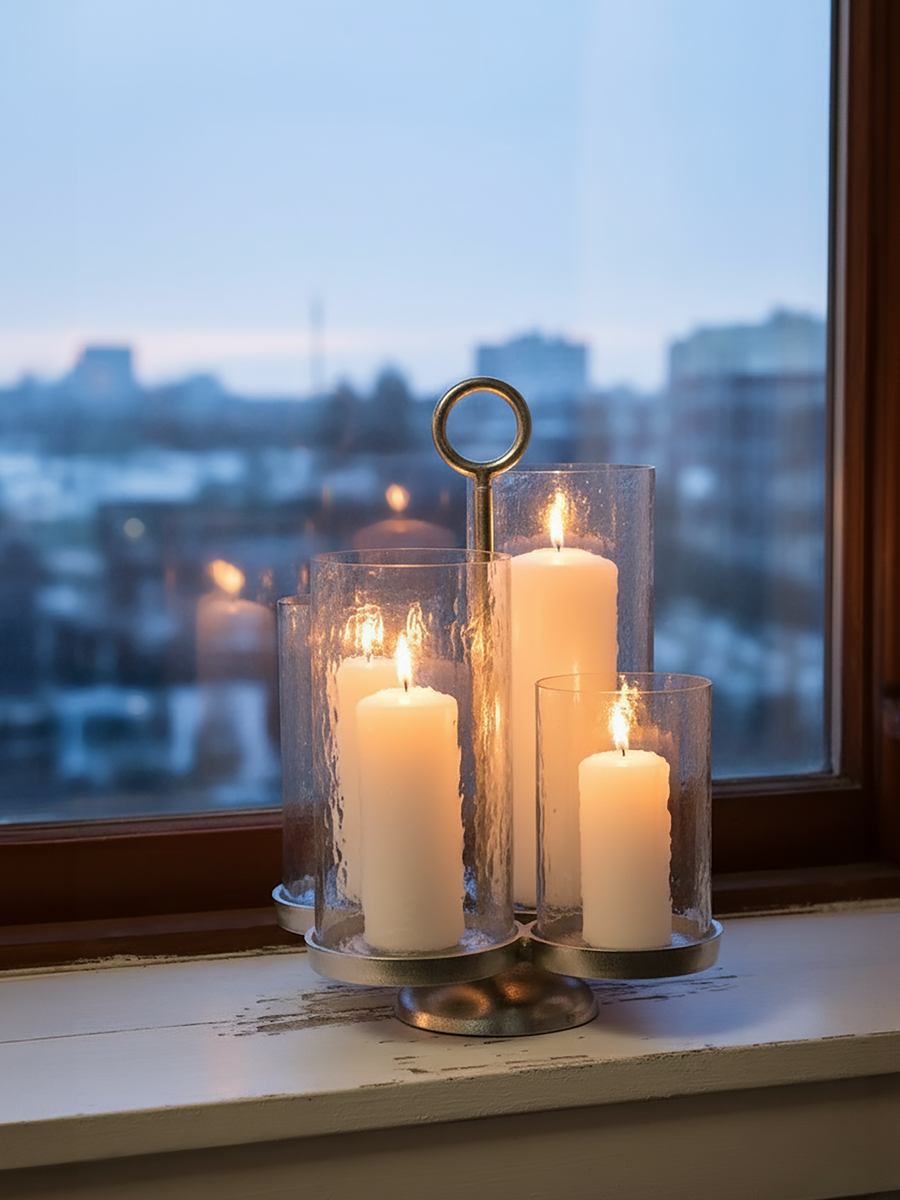 4-Light Candle Holder