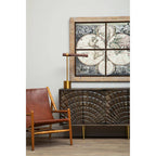 Antique-Style World Map Wall Painting