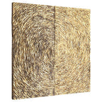 Wood Carving Gold Finish Wall Art